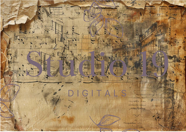 Vintage music collection - 44 papers (DIGITAL FILE)