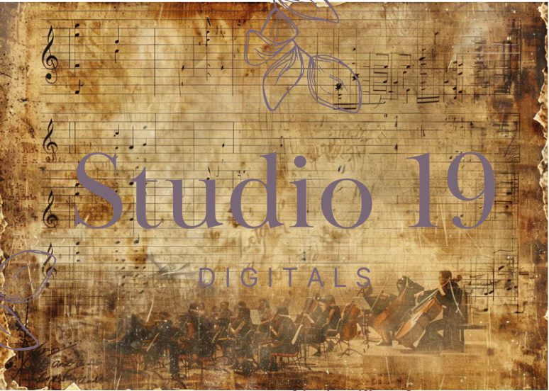 Vintage music collection - 44 papers (DIGITAL FILE)