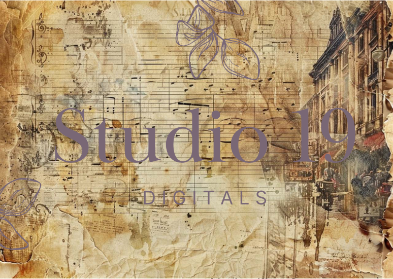 Vintage music collection - 44 papers (DIGITAL FILE)