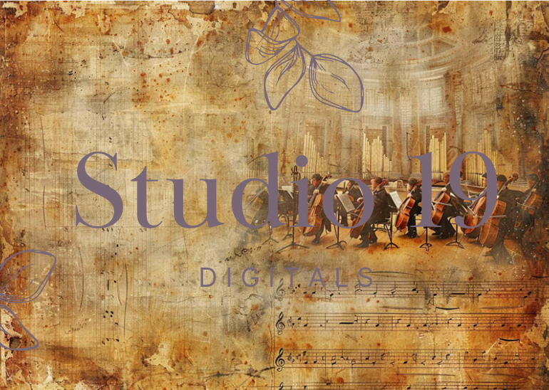 Vintage music collection - 44 papers (DIGITAL FILE)