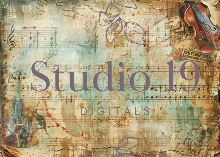 Vintage music collection - 44 papers (DIGITAL FILE)