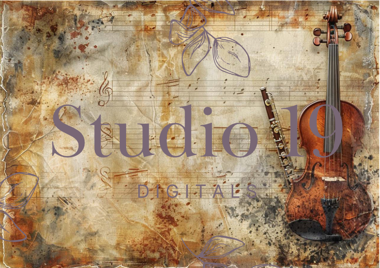 Vintage music collection - 44 papers (DIGITAL FILE)