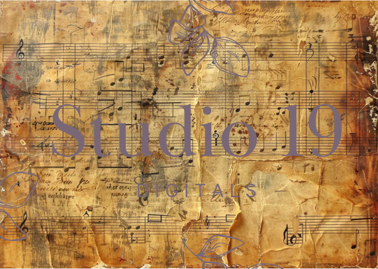 Vintage music collection - 44 papers (DIGITAL FILE)