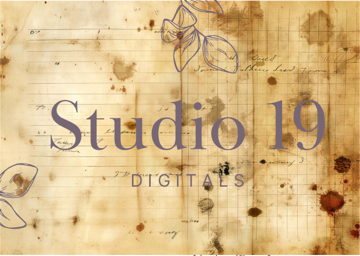 Vintage ledger collection (24 pages) DIGITAL FILE