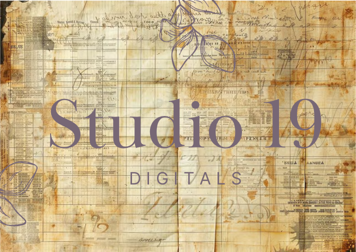 Vintage ledger collection (24 pages) DIGITAL FILE