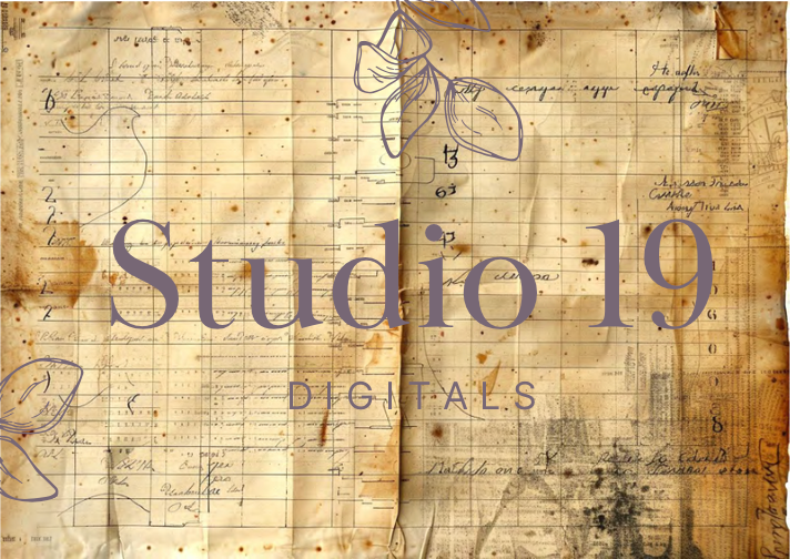 Vintage ledger collection (24 pages) DIGITAL FILE