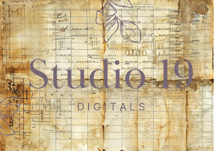 Vintage ledger collection (24 pages) DIGITAL FILE