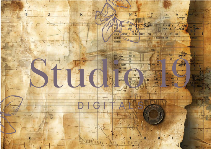 Vintage ledger collection (24 pages) DIGITAL FILE