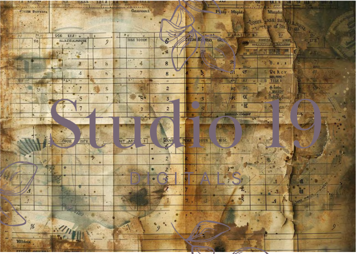 Vintage ledger collection (24 pages) DIGITAL FILE