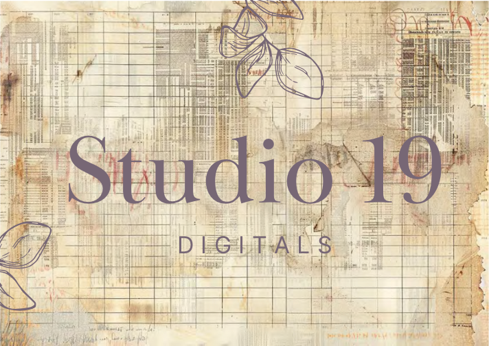 Vintage ledger collection (24 pages) DIGITAL FILE