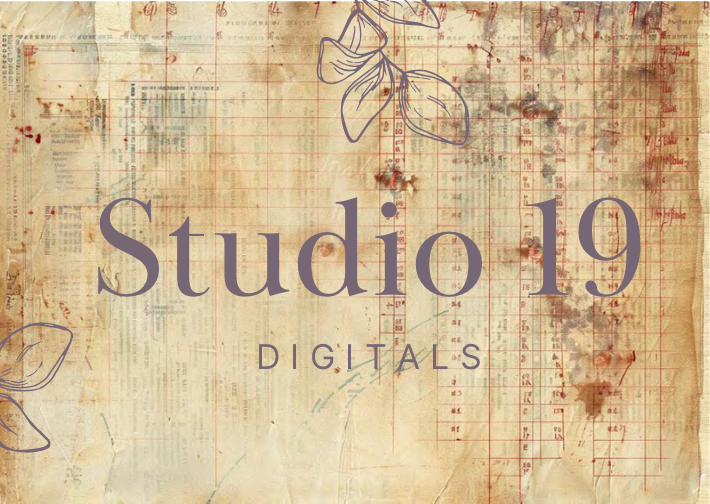 Vintage ledger collection (24 pages) DIGITAL FILE