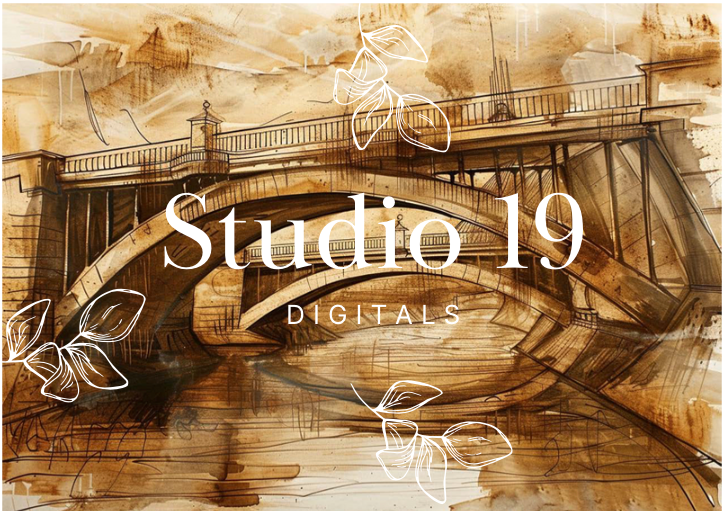 Vintage scrapbook papers - 48 pages (DIGITAL FILE)