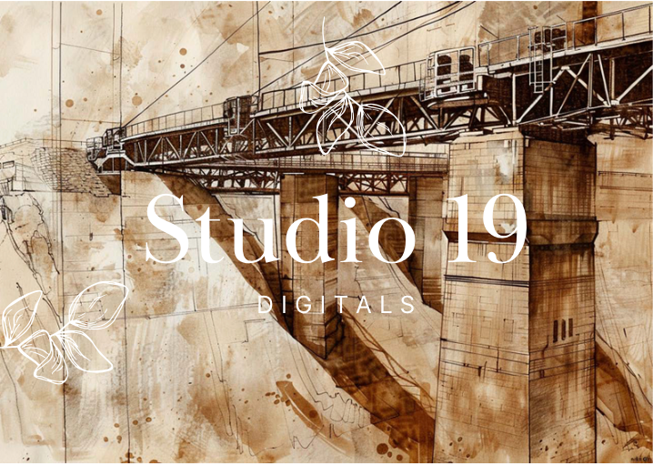 Vintage scrapbook papers - 48 pages (DIGITAL FILE)