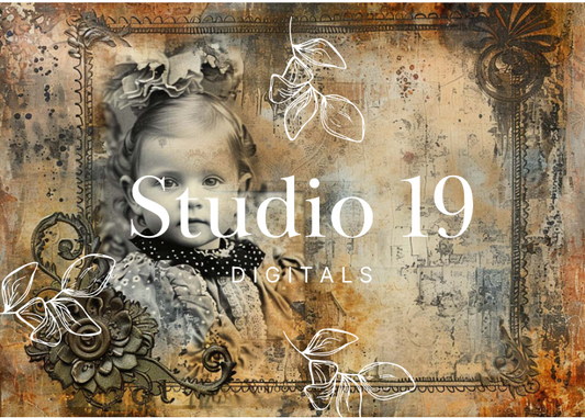 Vintage scrapbook papers - 48 pages (DIGITAL FILE)