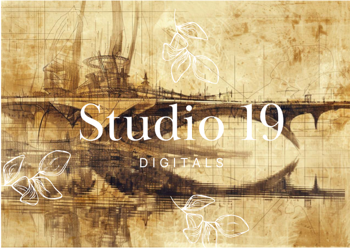 Vintage scrapbook papers - 48 pages (DIGITAL FILE)