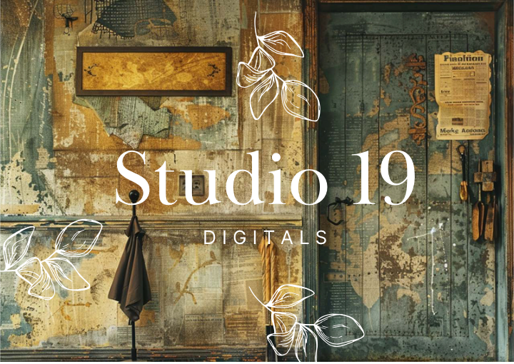 Vintage scrapbook papers - 48 pages (DIGITAL FILE)