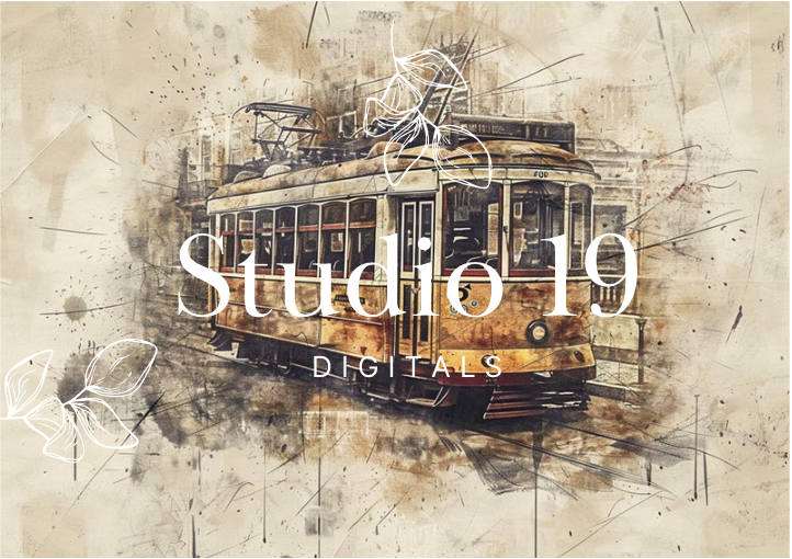 Vintage scrapbook papers - 48 pages (DIGITAL FILE)