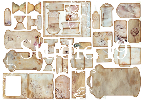 Vintage Ephemera - hand made (7 pages) DIGITAL FILE