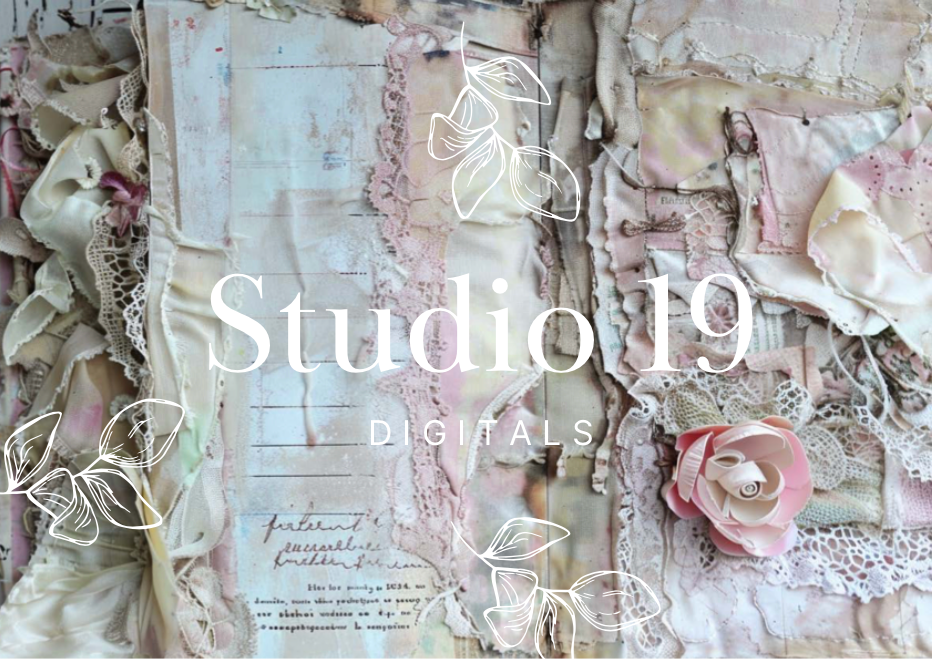 Shabby scrapbook papers - 32 pages - DIGITAL FILE