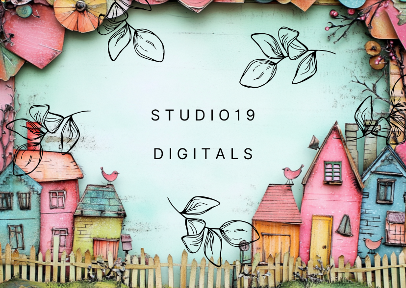 Wonky house collection - (48 pages) - DIGITAL FILE