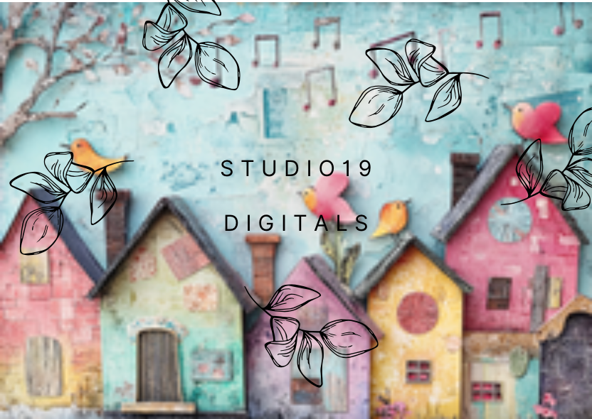Wonky house collection - (48 pages) - DIGITAL FILE