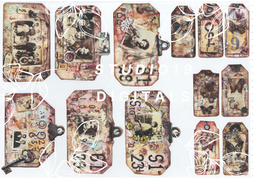 Vintage tag collection