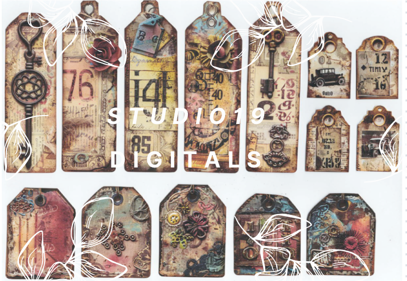 Vintage tag collection
