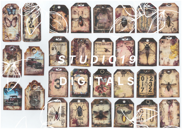 Vintage tag collection