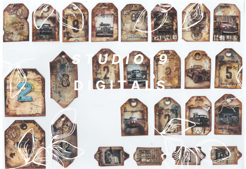 Vintage tag collection